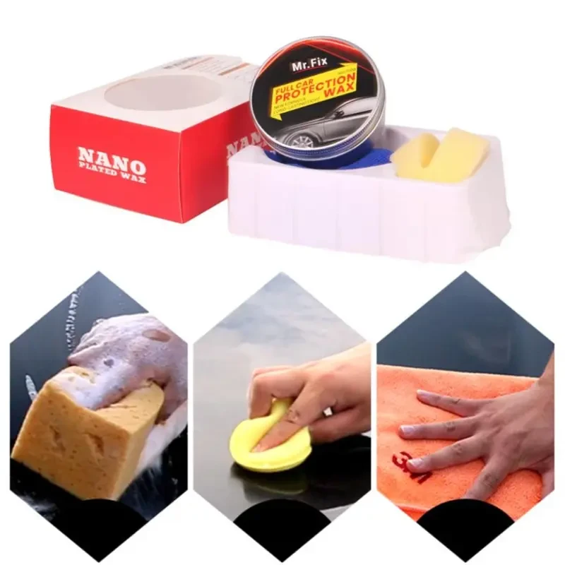 Car Glazing & Plating Crystal Wax – Shine, Protect & Decontaminate