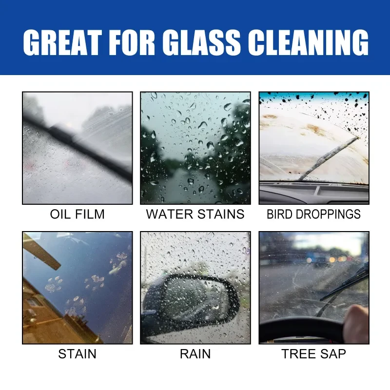 Rayhong ClearView Glass Cleaner – Oil Film & Stain Remover 120ml