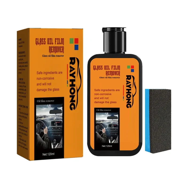 Rayhong ClearView Glass Cleaner – Oil Film & Stain Remover 120ml