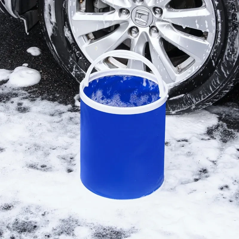 Portable Folding Car Wash Bucket β Collapsible with Zipper Bag