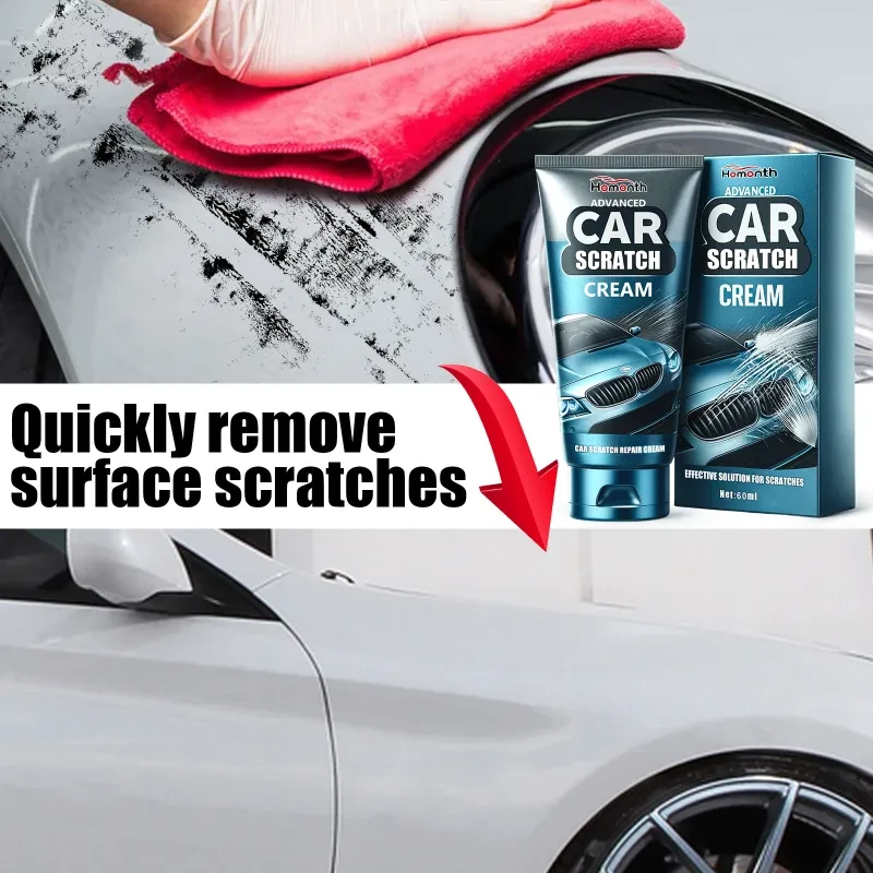Car Paint Scratch Remover Cream 60ml with Sponge – Repair Kit