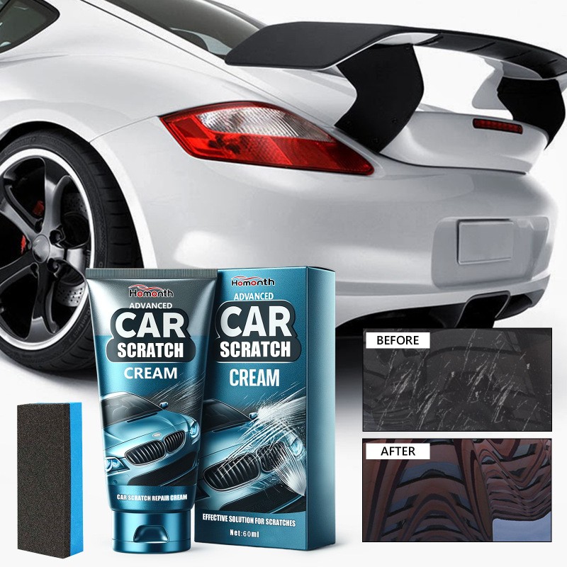 Car Paint Scratch Remover Cream 60ml with Sponge – Repair Kit