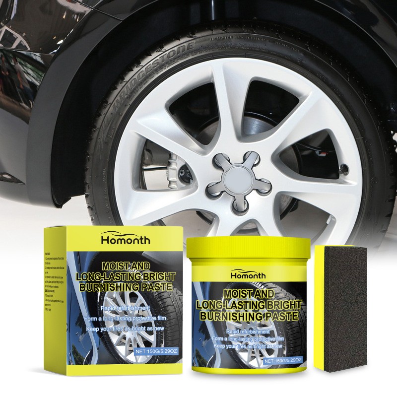 Premium Tire Shine Coating Paste – Moist, Glossy & Weather-Proof