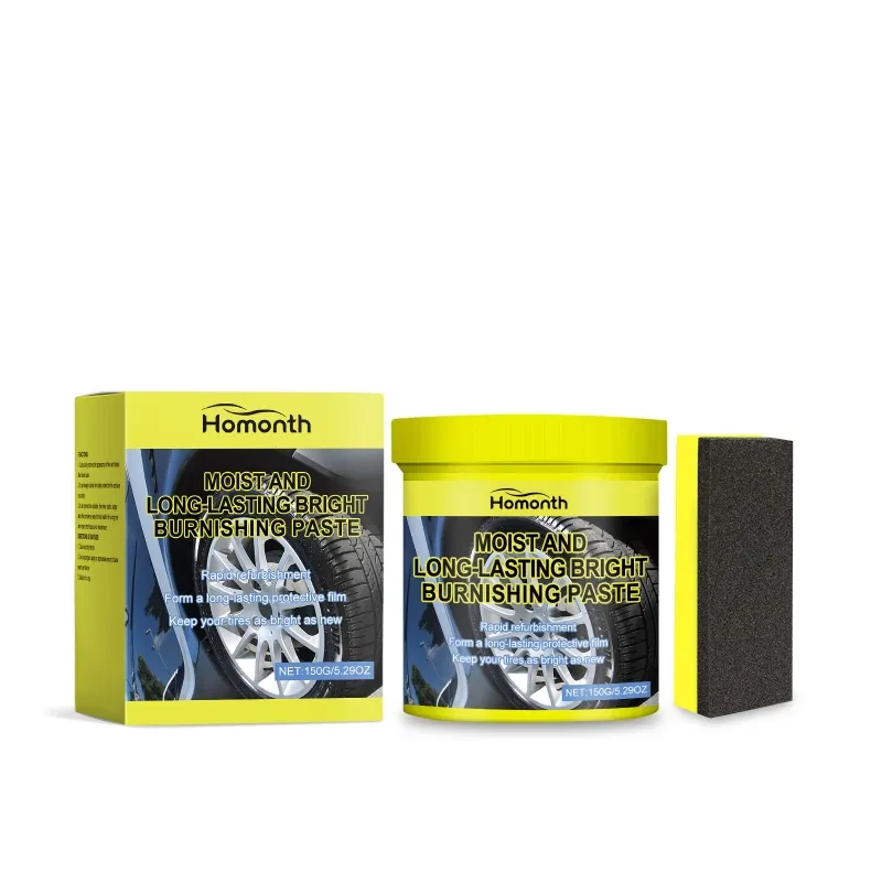 Premium Tire Shine Coating Paste – Moist, Glossy & Weather-Proof