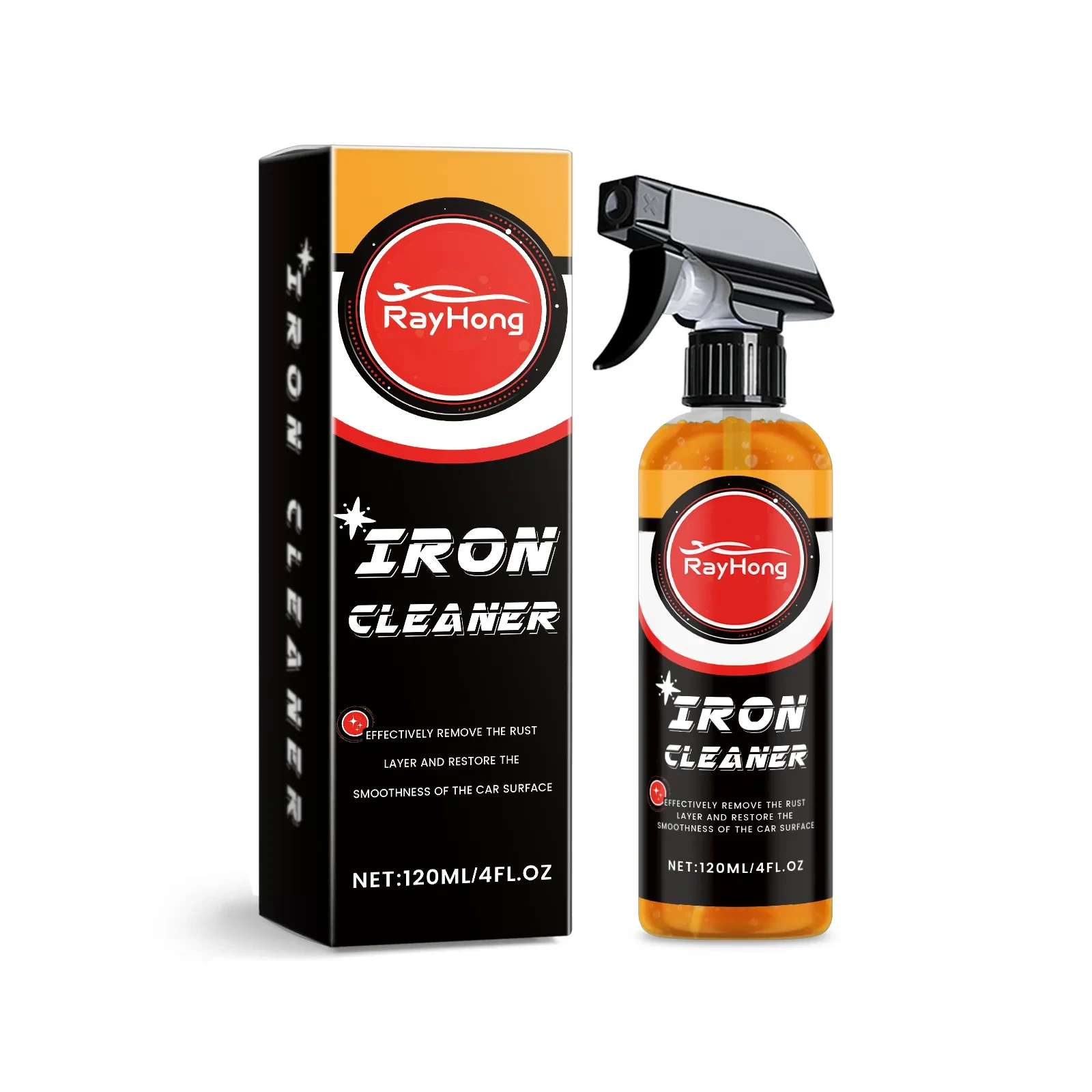 Car Rust Remover Spray – 120ml Metal Cleaner & Shine Restorer