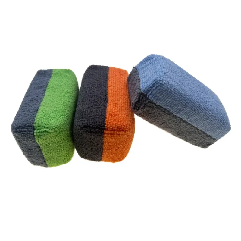 Car Waxing & Crystal Plating Sponge β Microfiber Detailing Tool