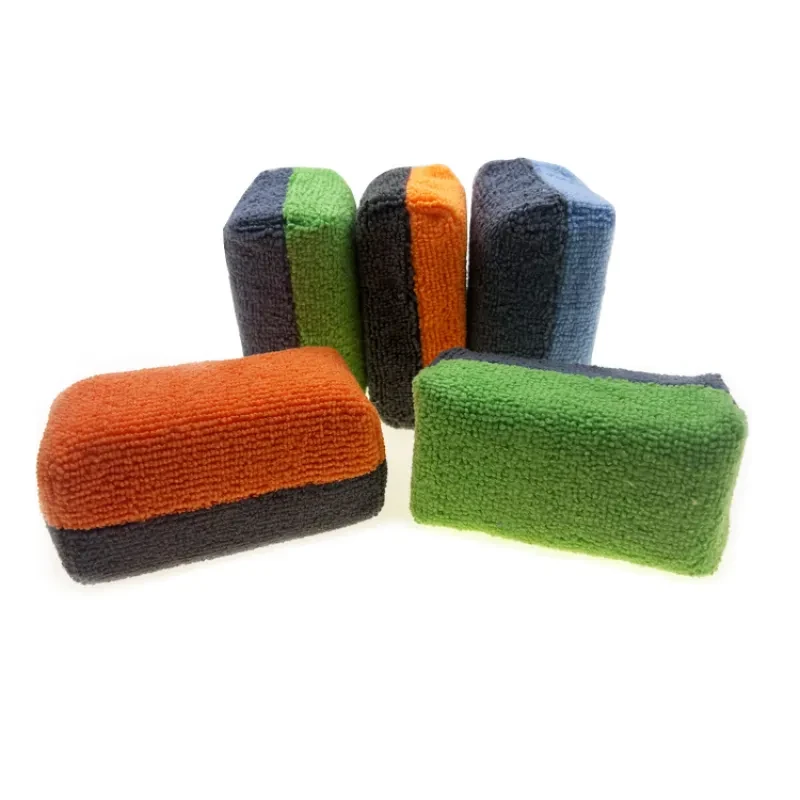 Car Waxing & Crystal Plating Sponge β Microfiber Detailing Tool