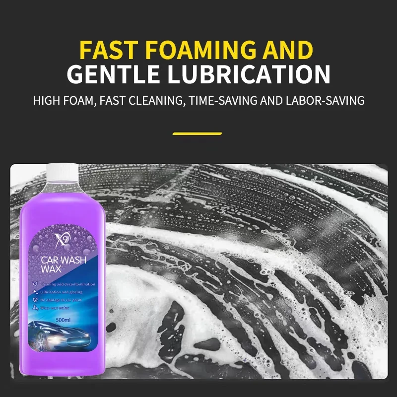 500ml Car Polish Decontamination Cleaner – Liquid Wax Shine