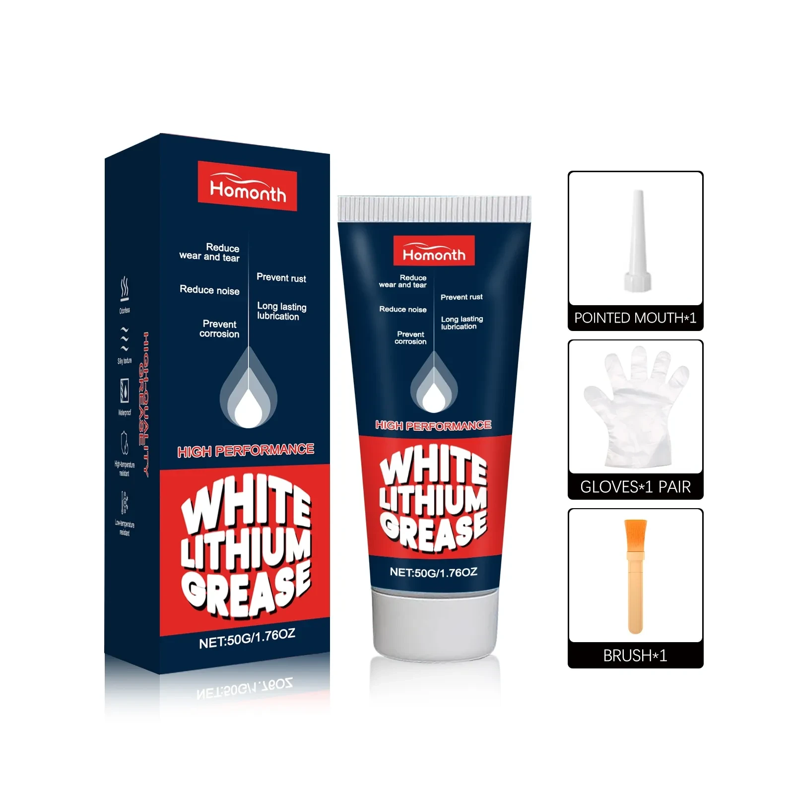 White Lithium Grease – Multi-Purpose Lubricant for Auto & Home