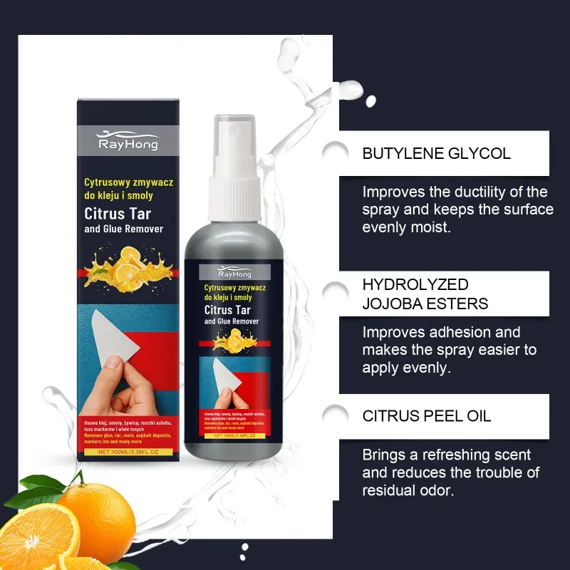 Pro Car Adhesive Remover Spray – Tar, Glue & Sticker Cleaner