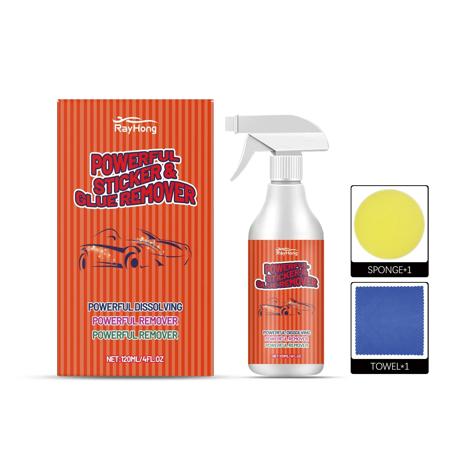 Automotive Adhesive Remover – Safe Car Sticker & Residue Cleaner