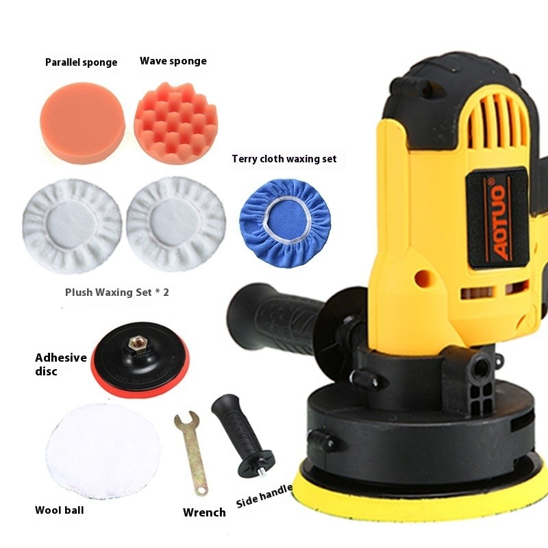 110V Car Polishing Machine Kit – 9-Piece Auto Detailing Power Tool
