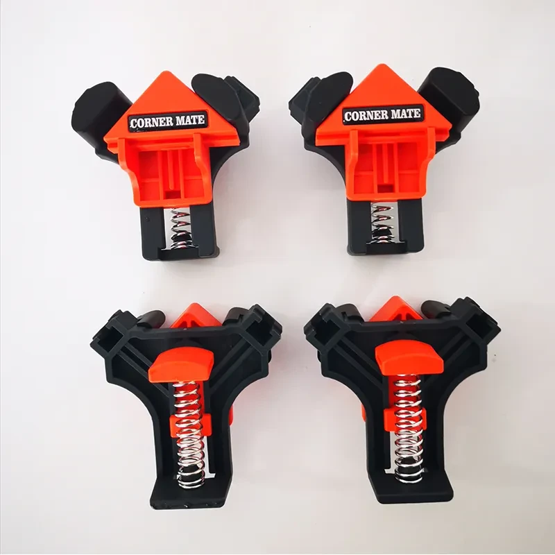 4PCS Woodworking Right Angle Clips – 90° Corner Clamp Tool Set