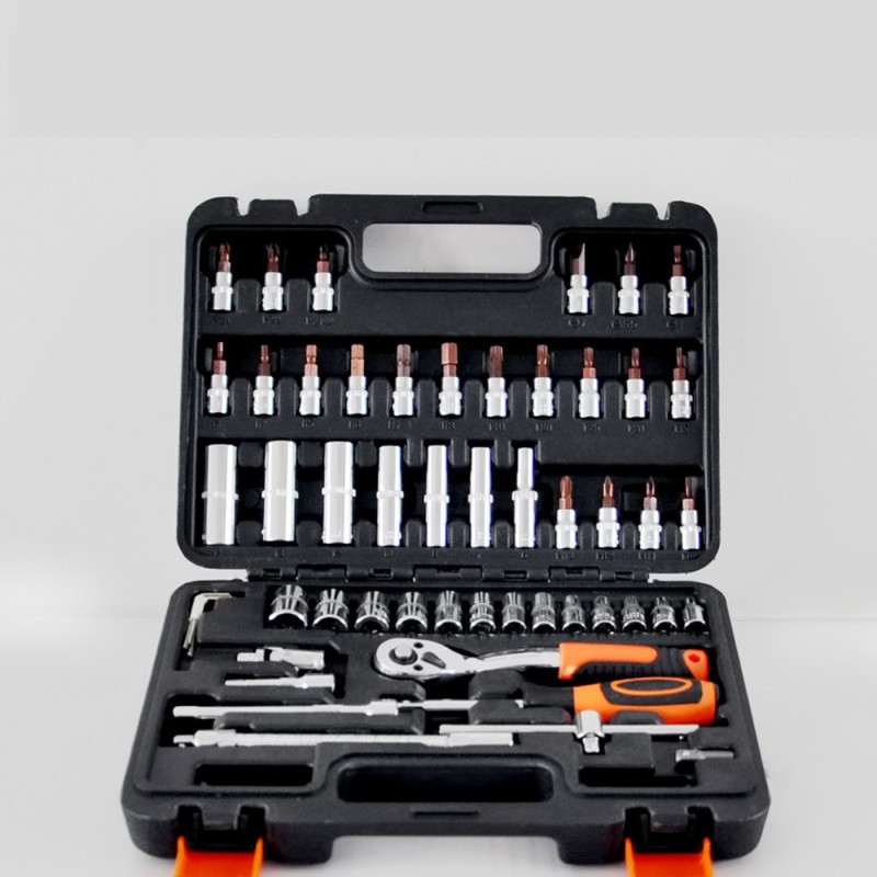 53-Piece Ratchet & Hand Tool Set – Auto, Home & Mechanical Repair Kit