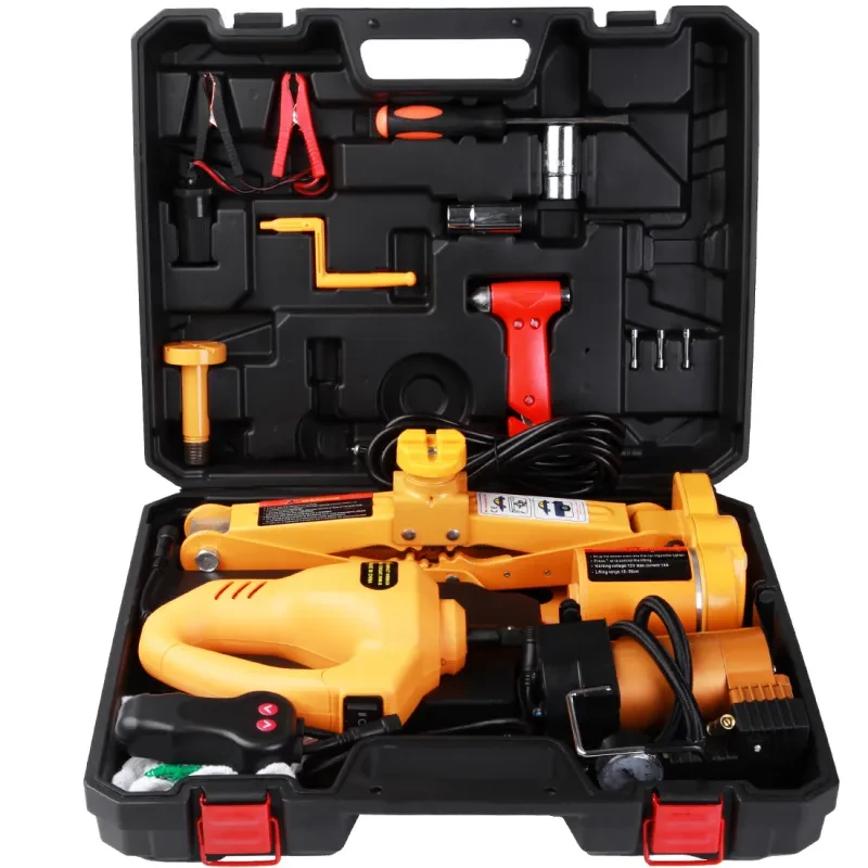12V 3T Portable Electric Car Jack Set β 3-in-1 Lifting & Repair Kit