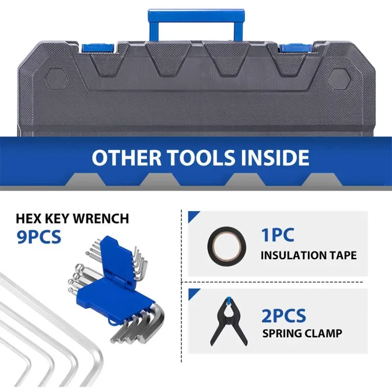 SPECSTAR 168-Piece Tool Kit – Heavy Duty Socket Wrench & Hand Tools Hardware Tool Combination Set