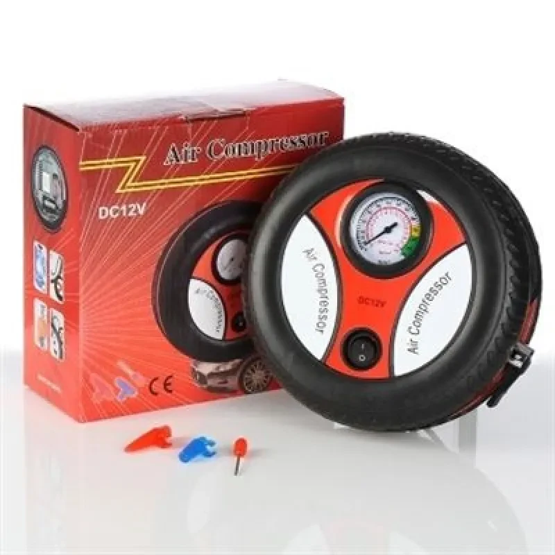 TurboAir Car Tire Inflator – Portable Electric Pump for Cars