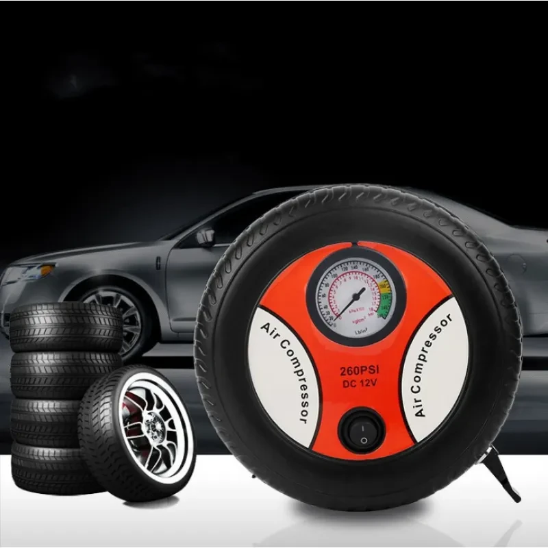 TurboAir Car Tire Inflator – Portable Electric Pump for Cars