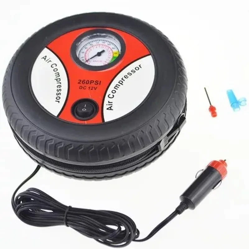 TurboAir Car Tire Inflator – Portable Electric Pump for Cars