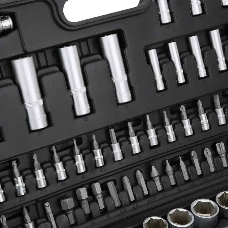 94-Piece Socket Spanner Set – Car Repair & Ratchet Torque Tools Kit