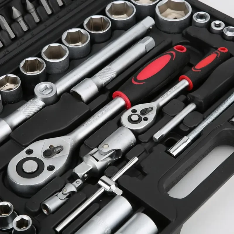 94-Piece Socket Spanner Set – Car Repair & Ratchet Torque Tools Kit