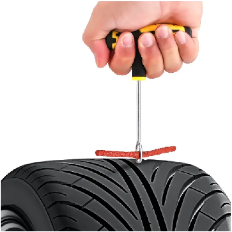 UOS Tire Repair Kit – Tubeless Car & Bike Puncture Plug Tool Set