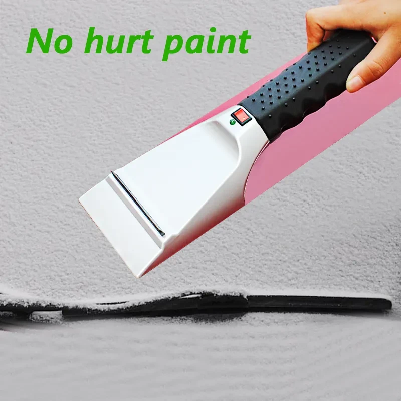 Heated Car Snow Removal Shovel – 12V Electric Ice Scraper