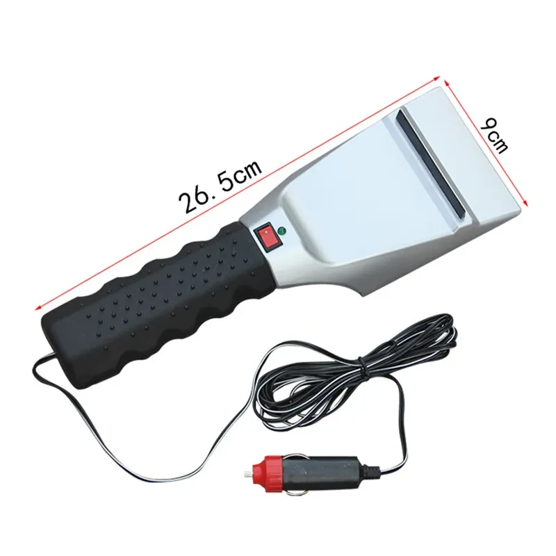 Heated Car Snow Removal Shovel – 12V Electric Ice Scraper