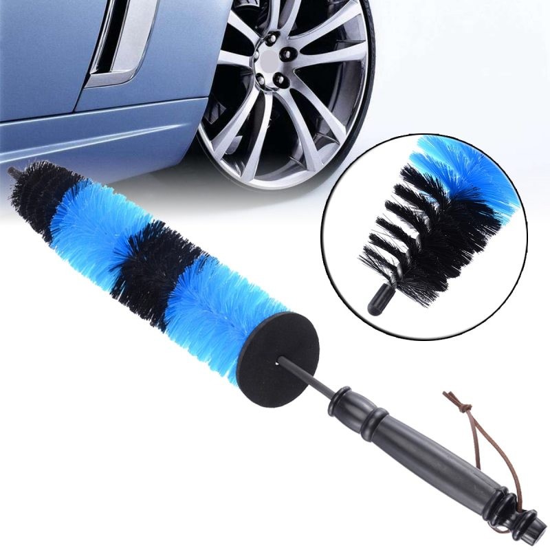 17 Inch Car Wheel Brush – Long Handle Rim & Tire Cleaning Tool