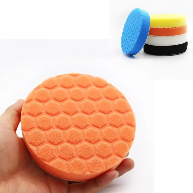 5pcs Car Polishing Sponge Pads – Waxing & Scratch Removal Kit