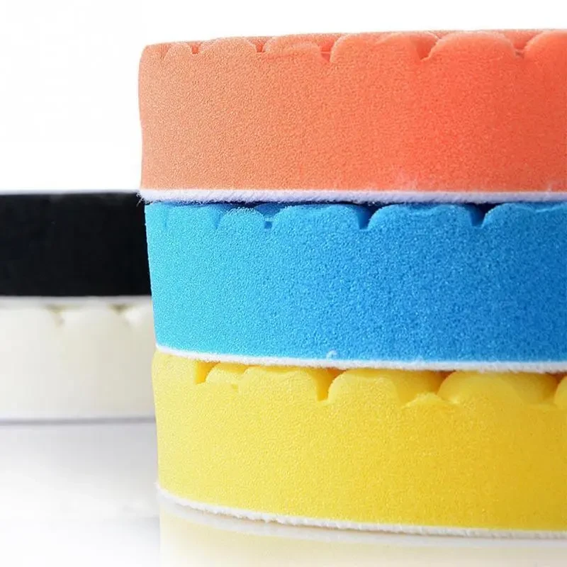 5pcs Car Polishing Sponge Pads – Waxing & Scratch Removal Kit