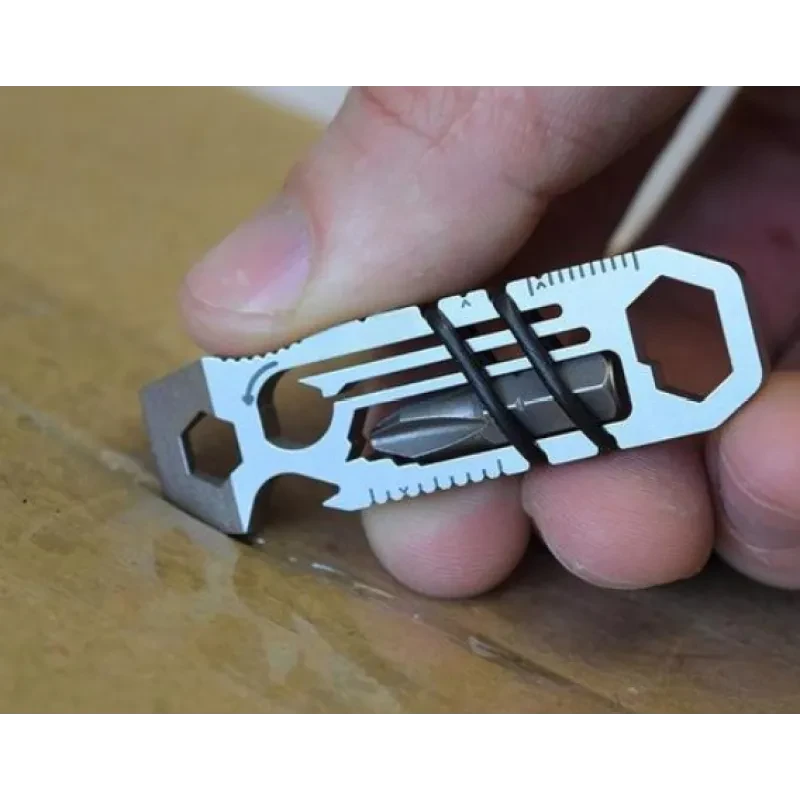 EverRatchet Ratcheting Keychain Multitool β Stainless Steel EDC Tool