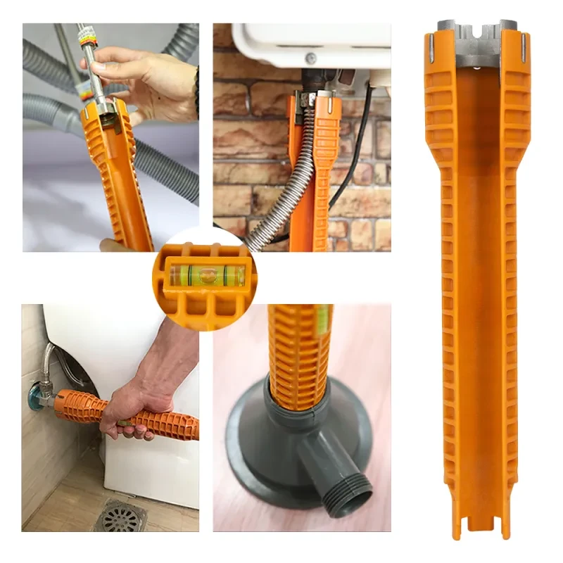 8-in-1 Bathroom Wrench Set β Universal Faucet & Sink Plumbing Tool