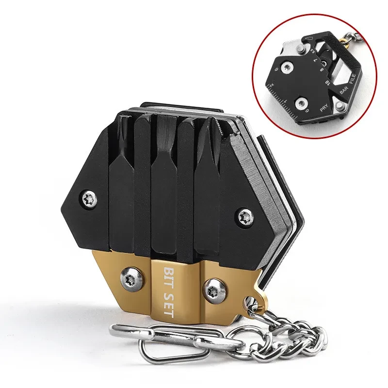 Mini Camping Folding Coin Knife Portable Keychain Tool