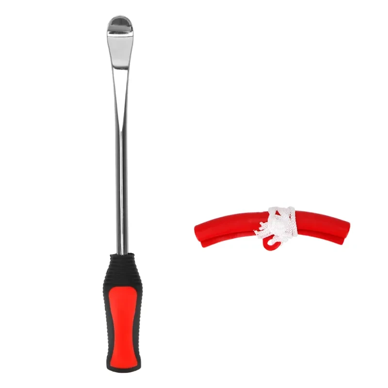 Motorcycle Tire Changing Tool Set β 3pcs Spoon Lever & Rim Protectors