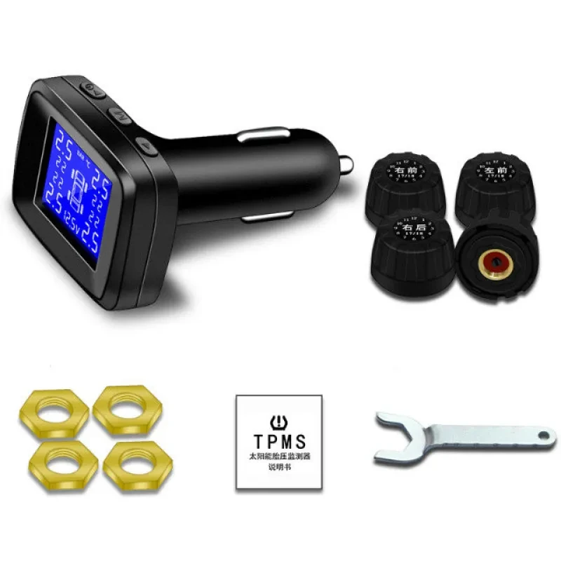 Wireless Solar Tire Pressure Monitoring System – Universal TPMS