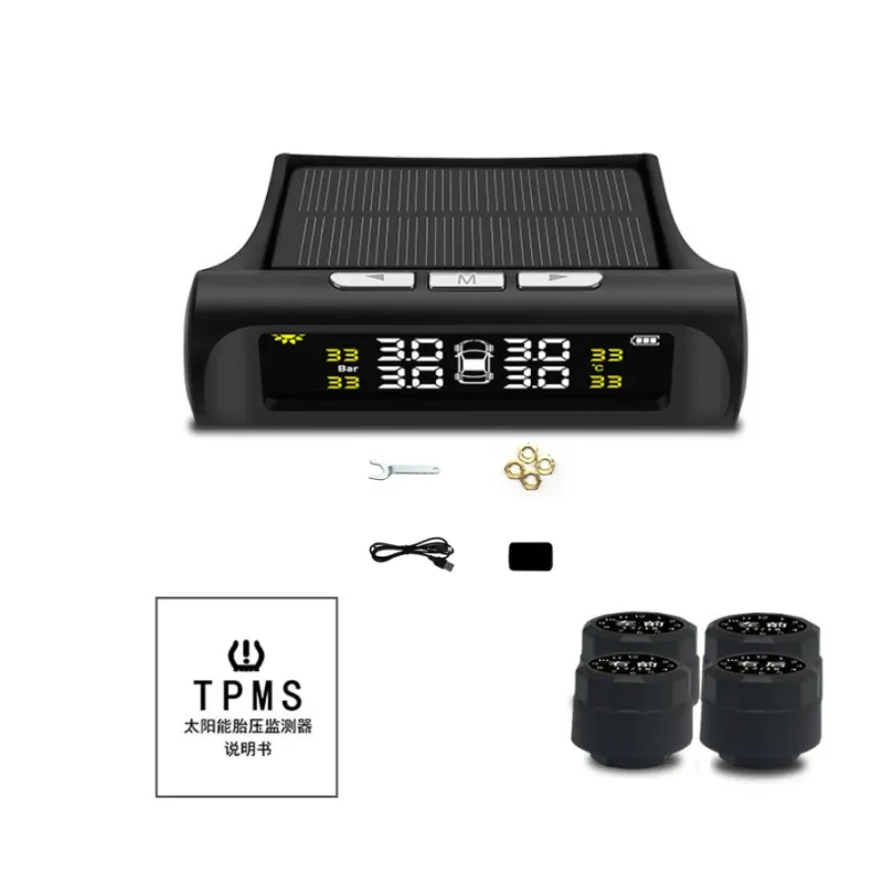 Wireless Solar Tire Pressure Monitoring System – Universal TPMS