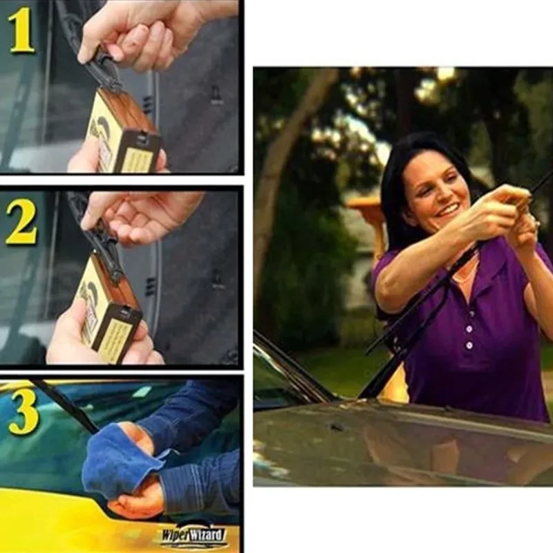 Quick Car Wiper Blade Restorer – Durable Sharpener & Repair Tool