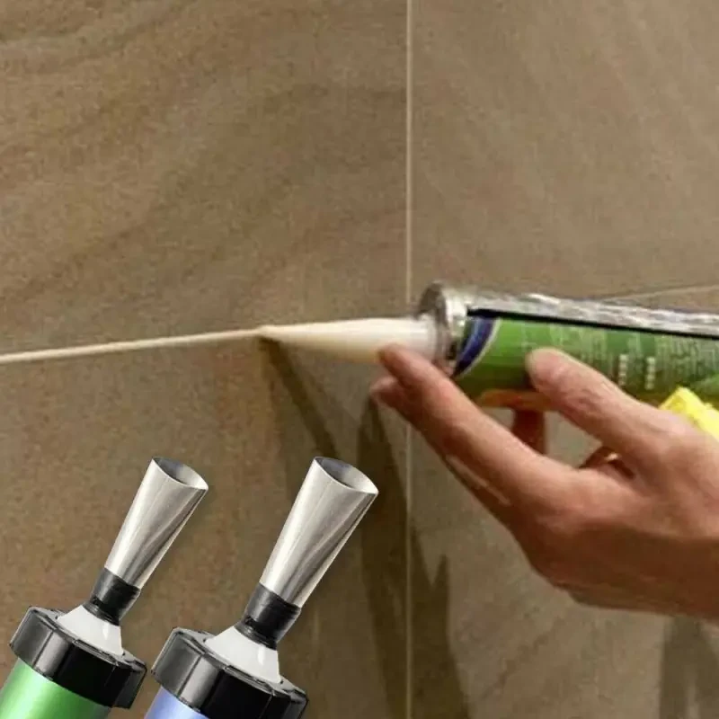 Finisher Caulk Nozzle Applicator Sealant Finishing Scraper Tool
