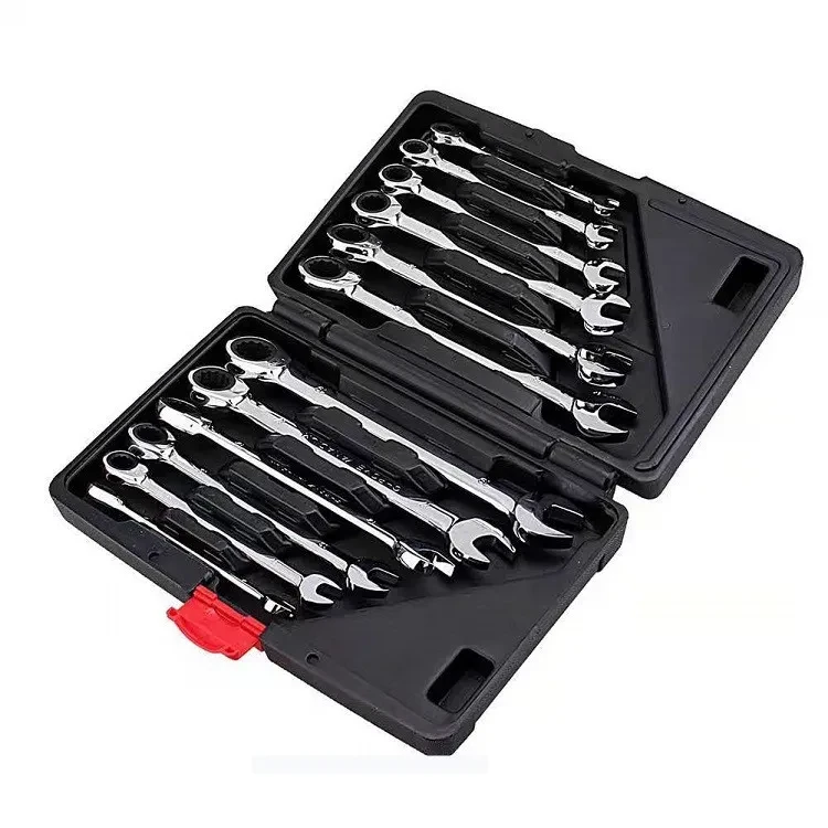 Metric Ratchet Wrench Set – Dual Head Auto Repair Tools
