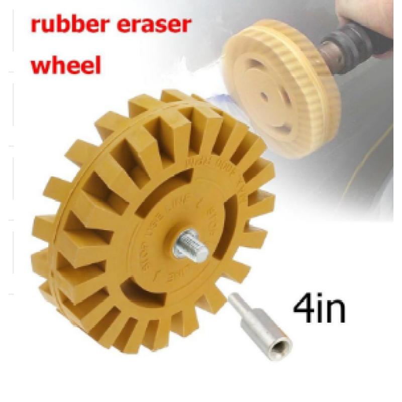 Car Decal Remover Rubber Wheel Eraser – Safe & Easy to Use