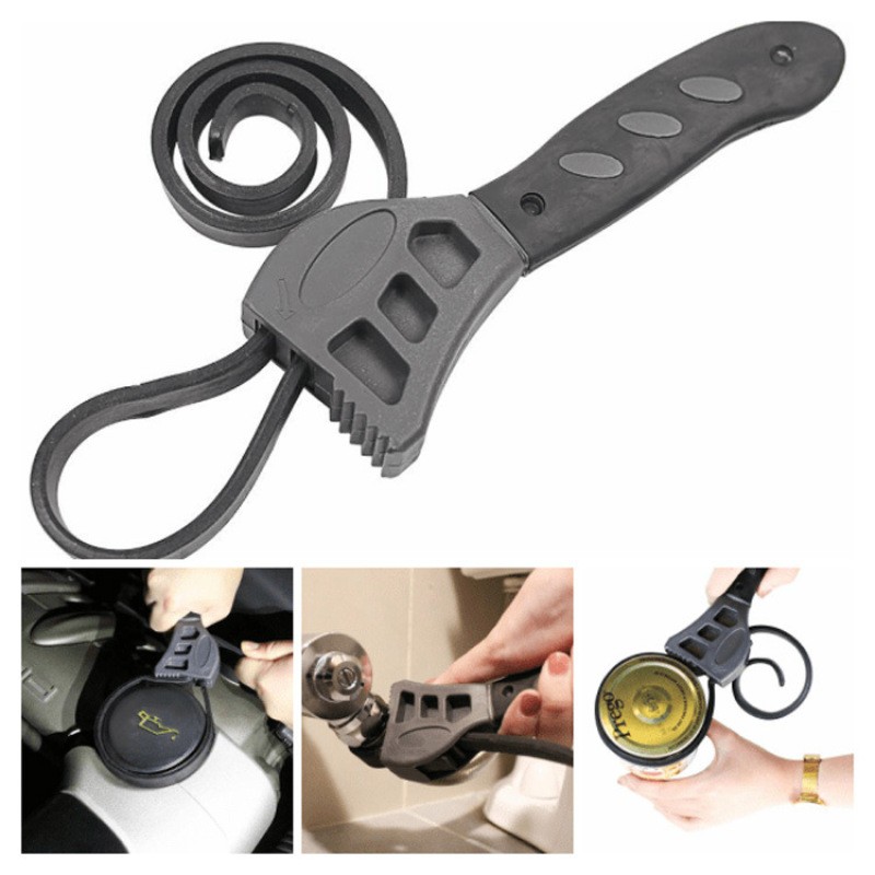 Multifunctional Belt Spanner – Adjustable Universal Rubber Wrench