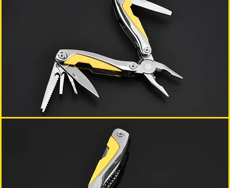 Foldable Multi-Function Stainless Steel Outdoor Knife Pliers