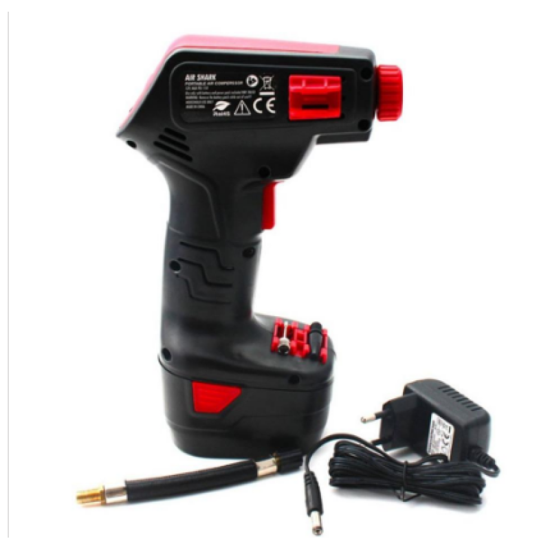 Travel-Ready Tire Pump – Compact 12V Cordless Air Compressor