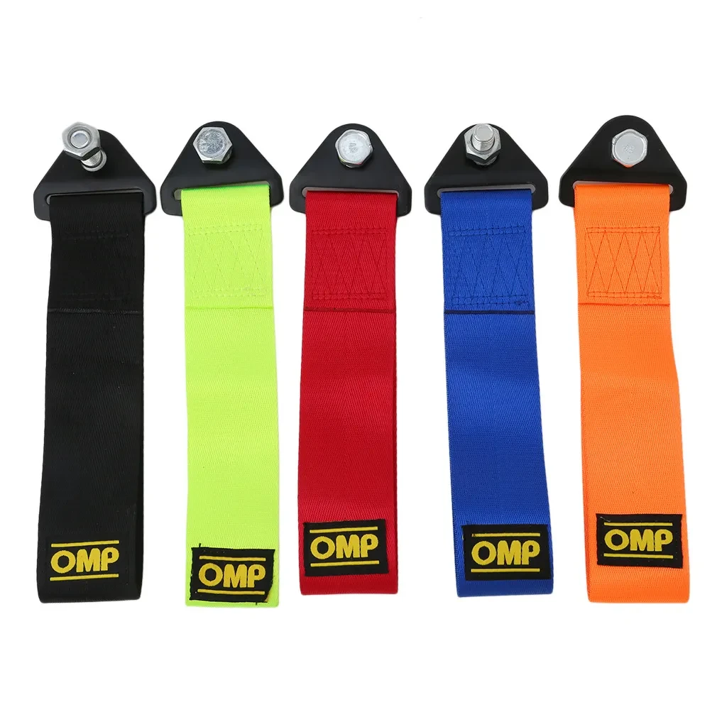 High-Strength Racing Tow Strap Set – Front & Rear Bumper Hook Kit