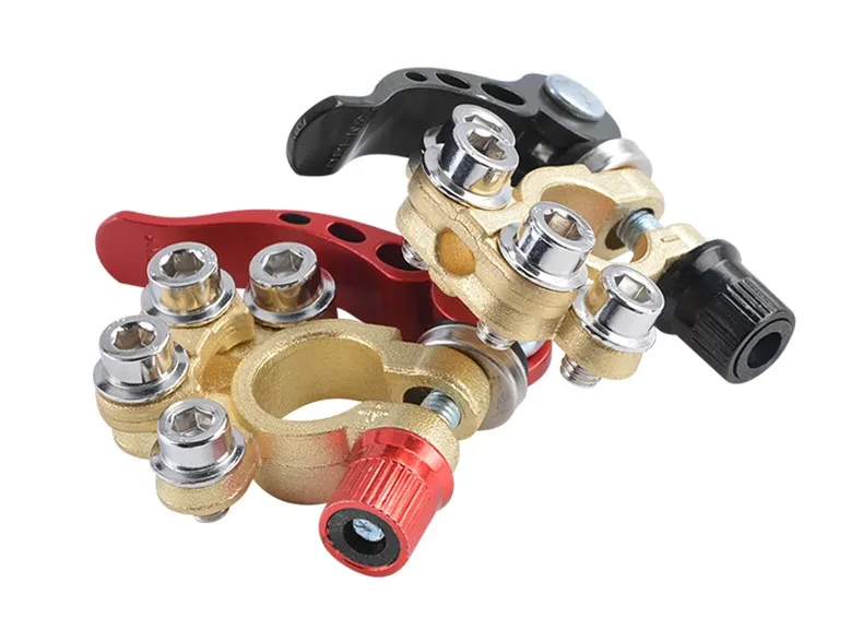 Brass Car Battery Terminal Connectors – Quick Release Pile Head Clips