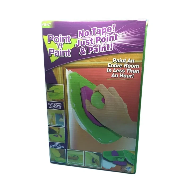 Multi-Function Paint Roller Kit – Sponge Pads, Tray & Handle Tools