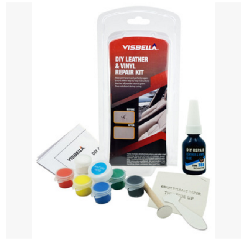Visbella Leather & Vinyl Repair Kit – Auto, Sofa & Furniture Fix