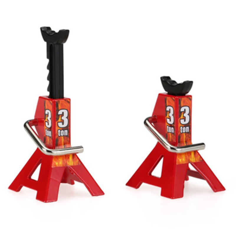 6T & 3T Mini Metal Simulation Jack – Adjustable Model Car Accessory