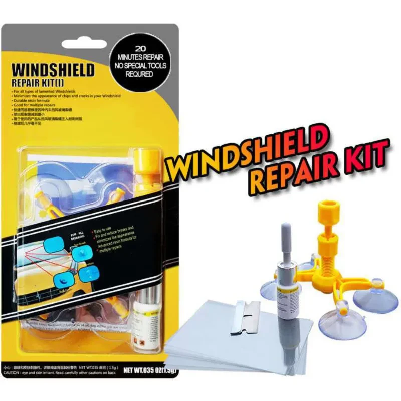 DIY Windshield Repair Kit – Quick Fix for Broken & Cracked Auto Glass